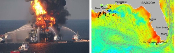 A fire sprinkler spraying water into the ocean

Description automatically generated