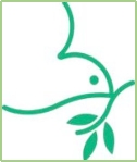 A green bird with leaves

Description automatically generated