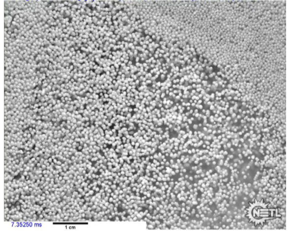 A close-up of a white object

Description automatically generated